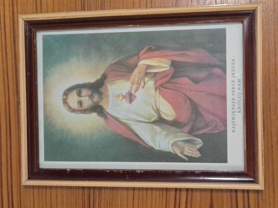 Obraz Najświętsze Serce Jezusa  PRL