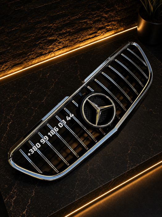 ОПТ Решітка радіатора Mercedes Vito Viano W639, W639 рестайлінг, W447 Решетка Віто grill передня тюнінг Мерседес Вито Виано хром накладка стайлінг