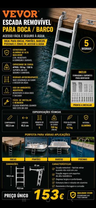 Hélice 179€+ Escada de Oferta. Oportunidade
