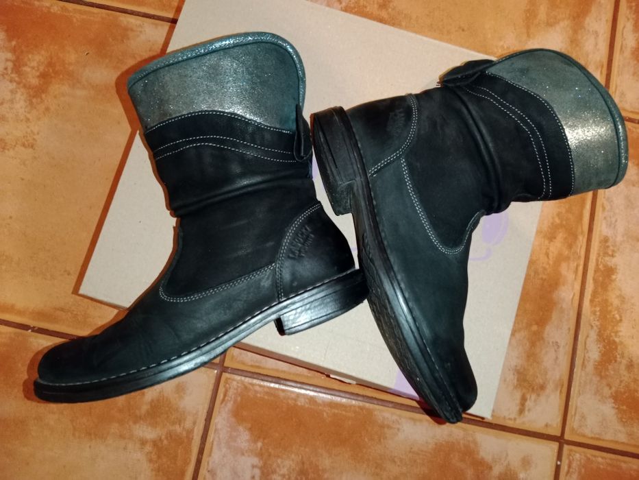 Kozaki skórzane Lasocki Young czarne