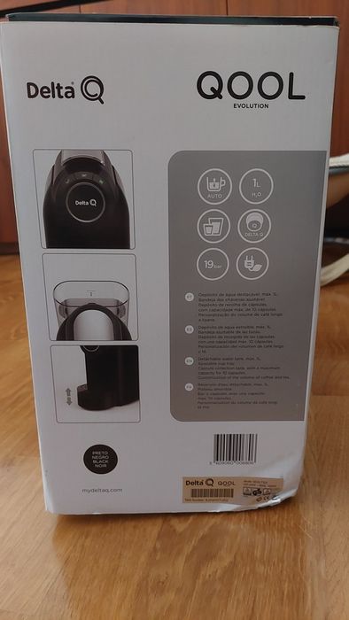 NOVA: Máquina de Café Delta Q Qool Evolution – Nova, nunca usada