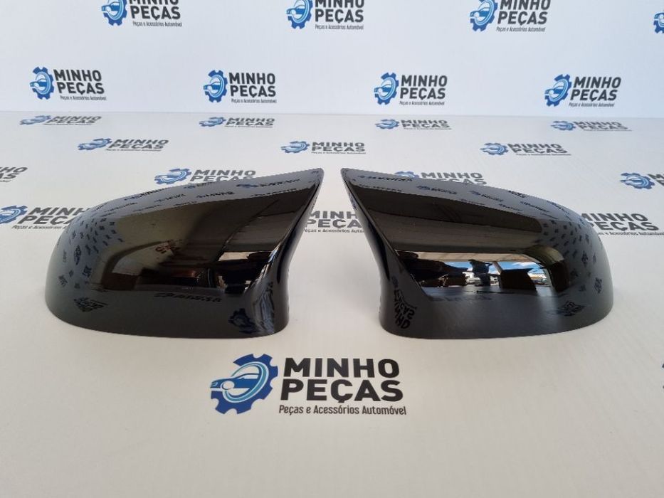 Capas de espelho BMW X3(F25)X4(F26)X5(F15)X6(F16)Preto Brilho Look M
