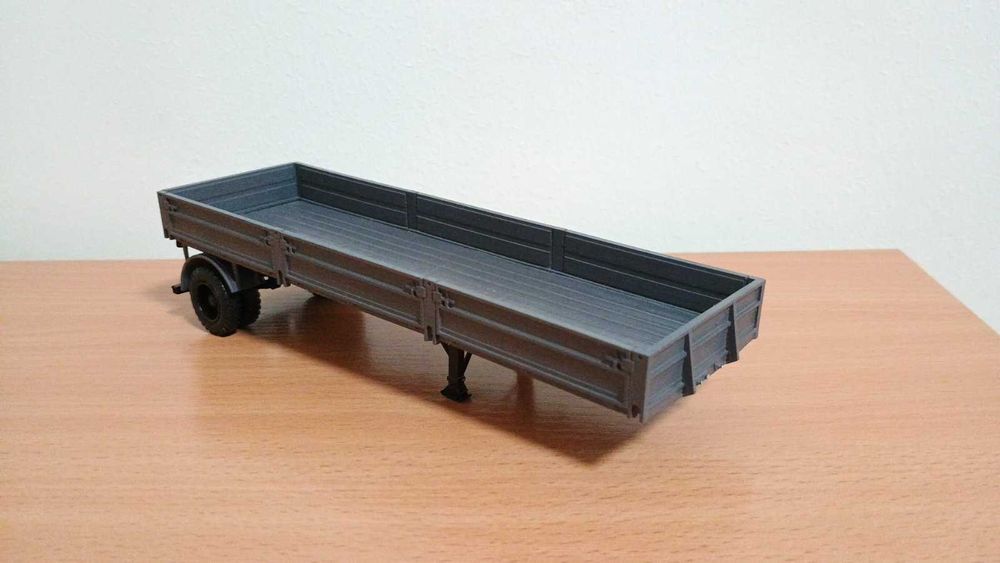 Масштабная модель 1/43 полуприцеп одаз 93571