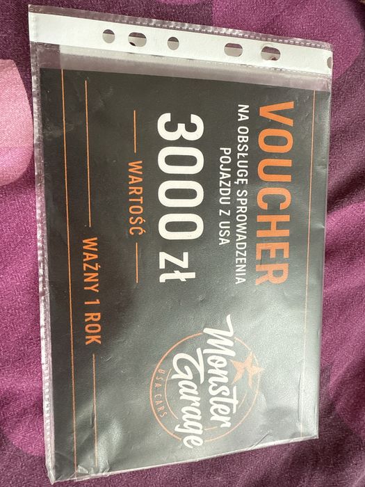 Voucher na swmochód