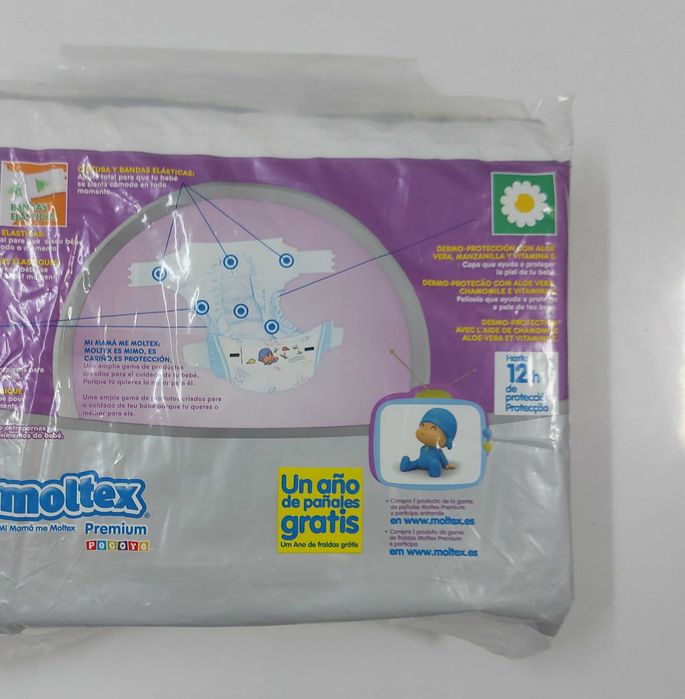 FRALDAS de BEBÉ  Moltex - Tam.6