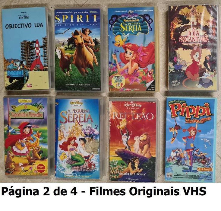 Filmes VHS | Clássicos Infantis