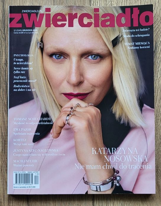 Zwierciadło grudzień 2025 12/2025 Katarzyna Nosowska
