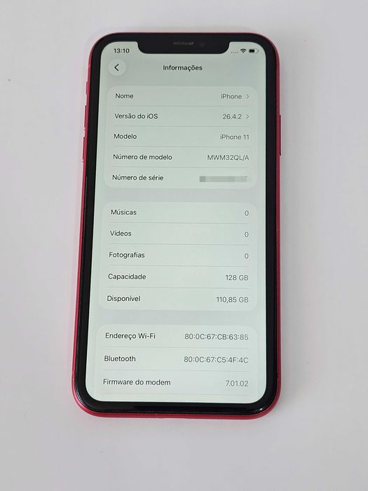 Iphone 11 128Gb. 100% Bateria. Excelente