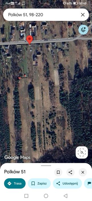 Działka budowlana Polków (prąd woda garaż))