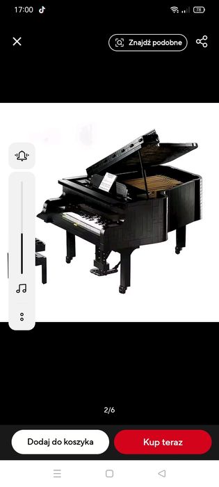 Klocki pianino zestaw