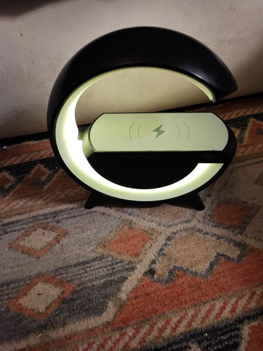 Indukcja Lampka Nocna Bluetooth Powerbank