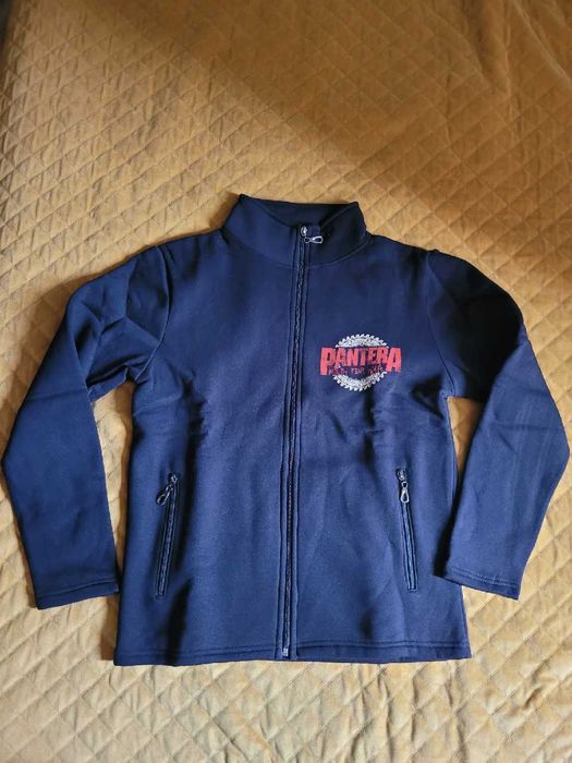 Czarna bluza rozpinana Pantera rozpinana M