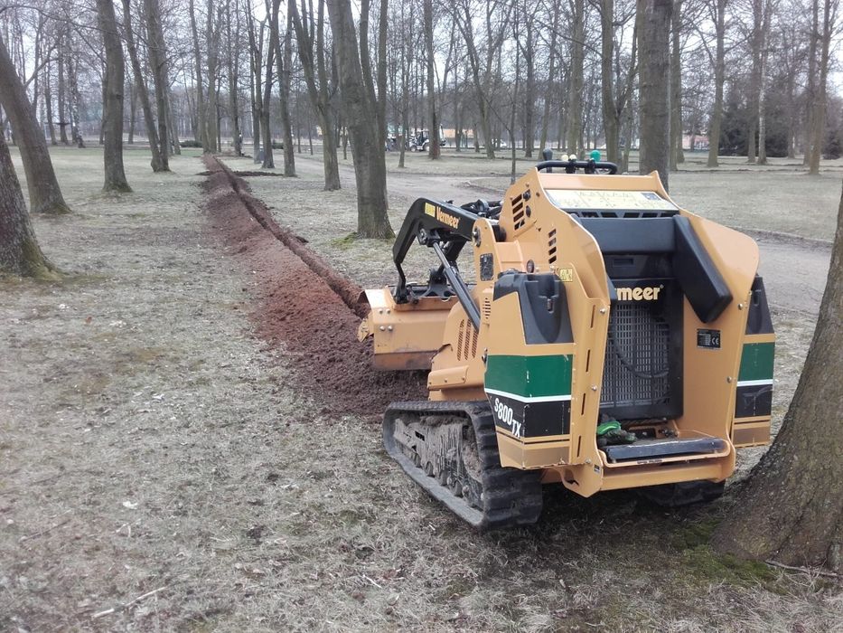 Wykopy koparką łańcuchową