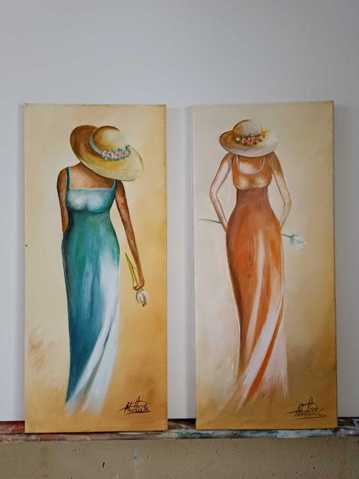 Pintura a óleo sobre tela