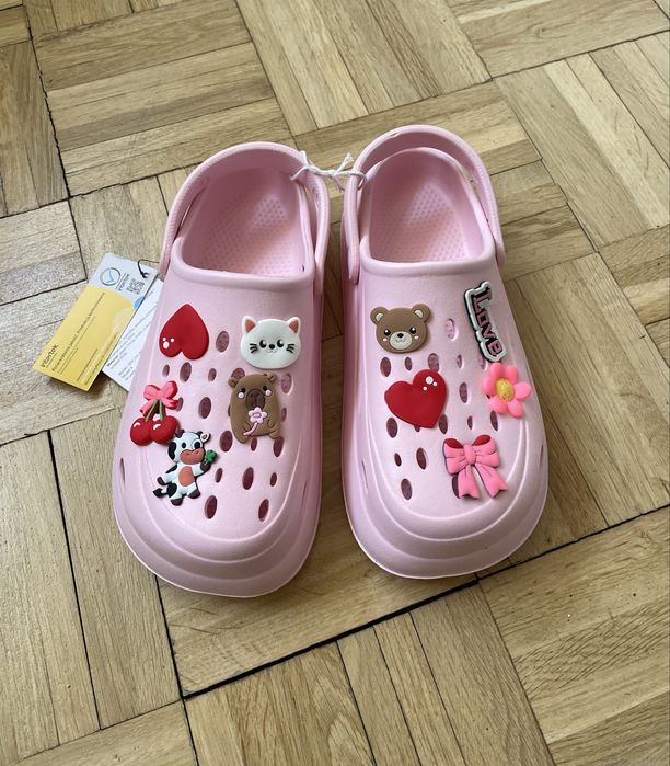 Klapki typu crocs damskie / dziewczęce