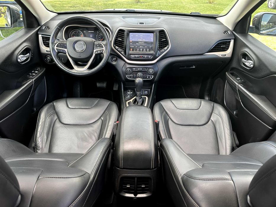 JEEP CHEROKEE LIMITED 2.0D 170PS 4x4 Reduktor FULL Panorama LED Wentyle Radar LIFT 2" KOZAK !