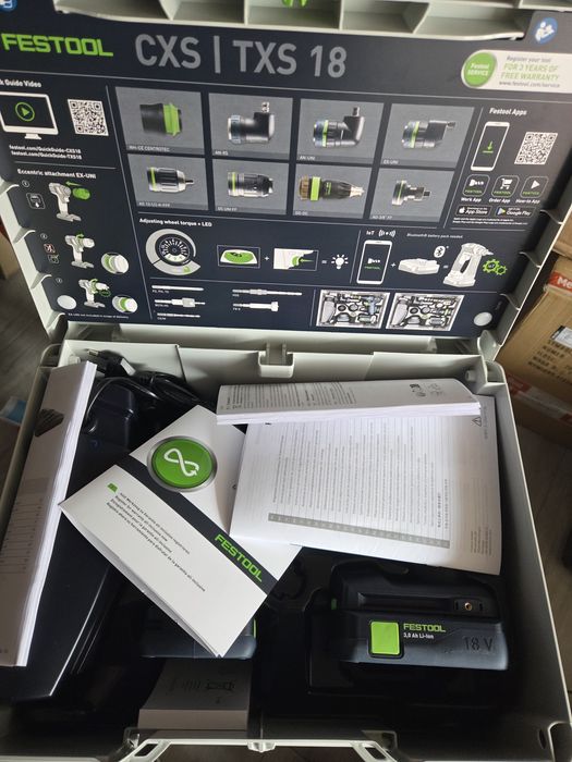 Wkrętarka Festool TXS 18 C 3,0-SET