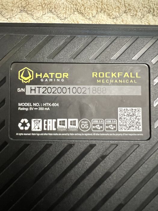 Механічна клавіатура HATOR ROCKFALL
