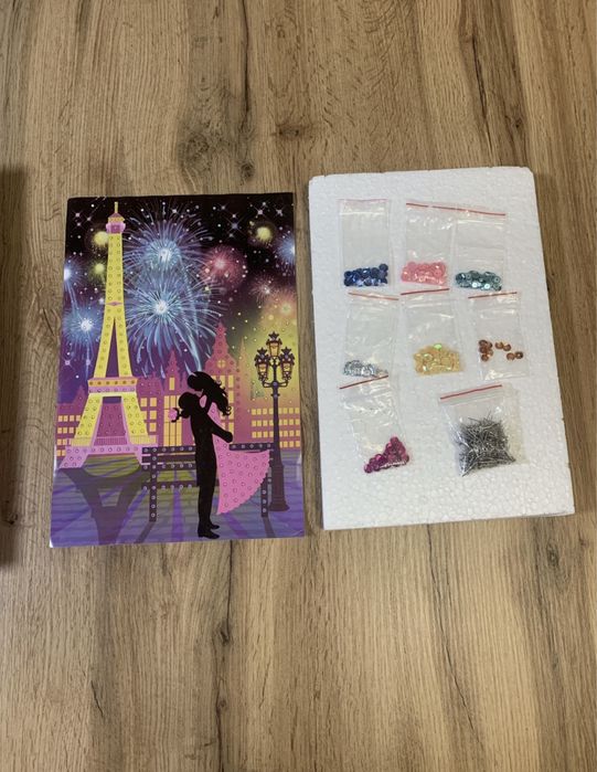 Картина из пайеток, картина со стразами