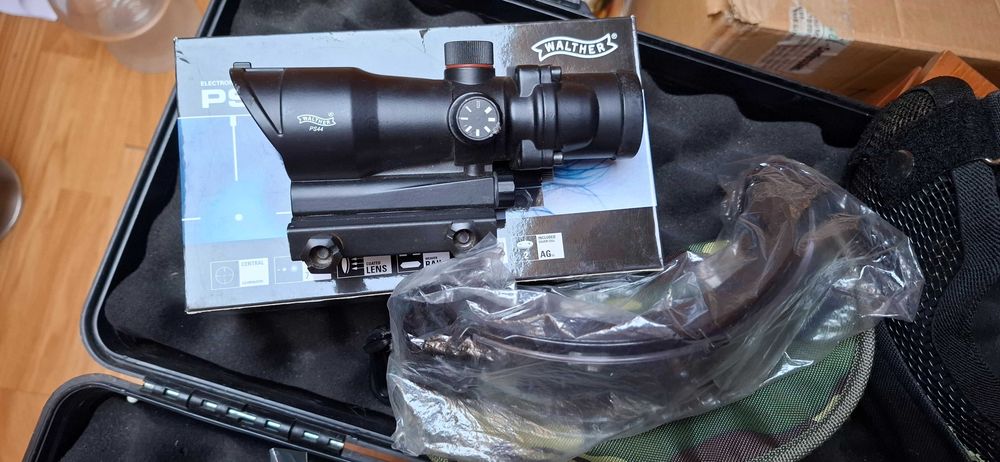 Pack Airsoft: Réplica M4 + Colete Tático + ACOG + Acessórios