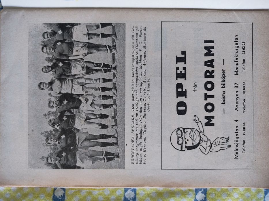 Programa Suécia Portugal 1959