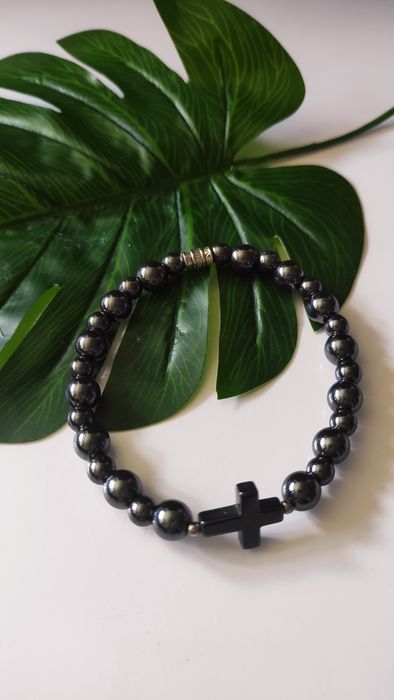 Męskie Bransoletki z hematytem