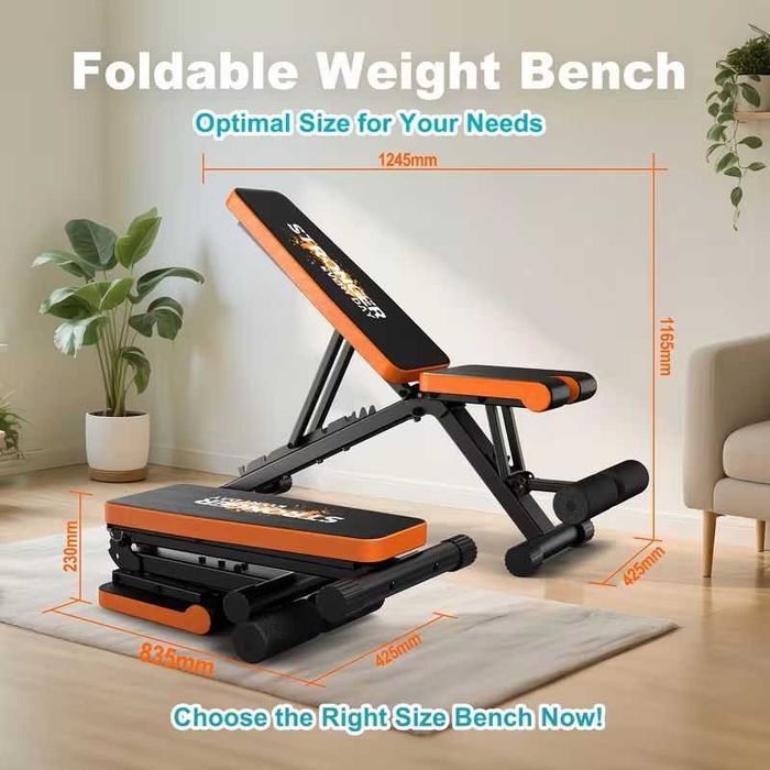 Wielofunkcyjna ławka treningowa do domu o nośności 400KG