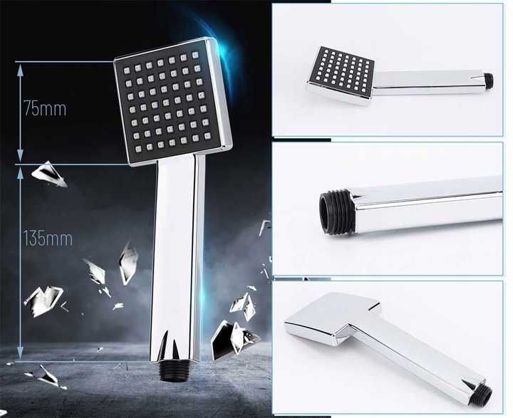 bateria stojąca nablatowa kran do umywalki + zestaw prysznicowy