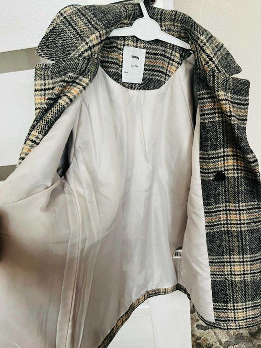 Картате пальто для дівчинки SinSаy