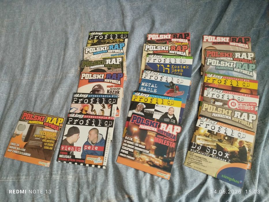 Kolekcja magazynów Ślizg lata 2003-2007, 28 nr plus bonus CD ośka przez $ jak