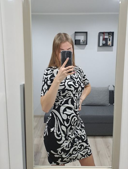 Wzorzysta sukienka BonPrix 36 38