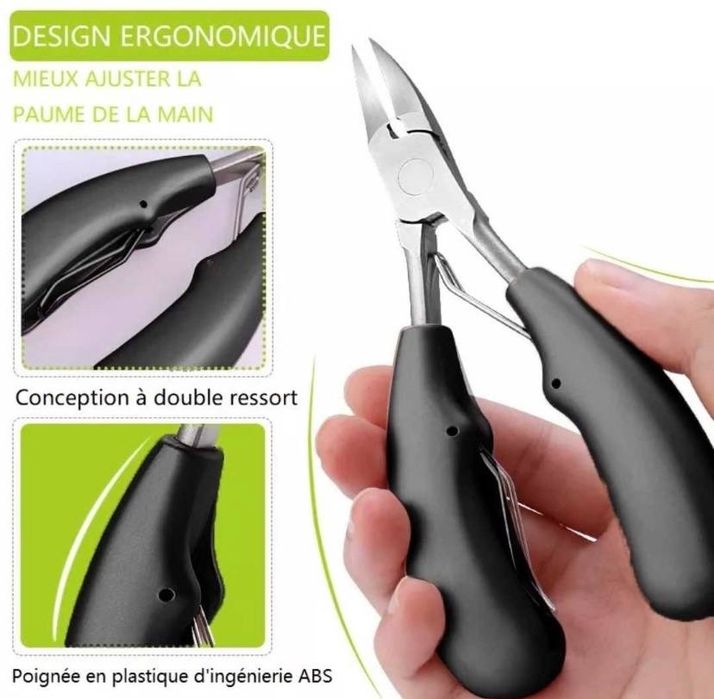 Супер гострі алмазні кусачки професійно посилені для нігтів манікюру