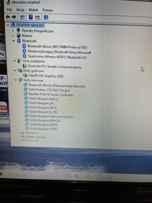 Laptop dell inspirion
