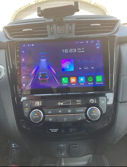 Rádio Android 14 com GPS Nissan Qashqai J11 (Artigo Novo)