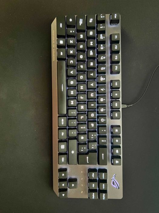 Teclado mecânico Wireless ROG Strix Scope RGB TKL