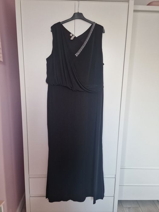 Długa elegancka sukienka 48 50