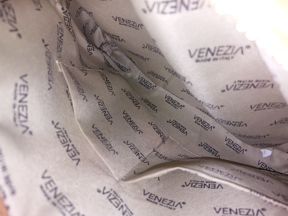 Brązowy camel kuferek VENEZIA torba skóra naturalna