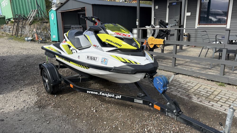 Skuter wodny Seadoo RXP 300rs  106mth stan idealny przyczepka zarejstr