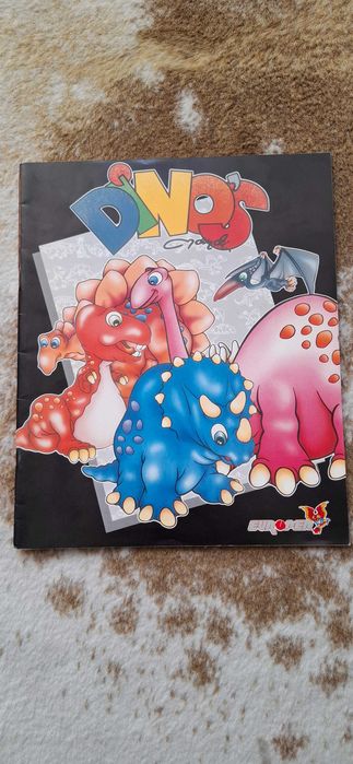 caderneta cromos Dinosaurs anos 90