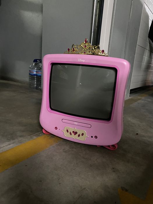 TV Disney Princess Retro CRT+DVD - Raridade/Colecionador
