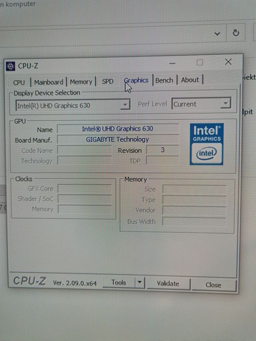 Komputer stacjonarny stan bdb SSD 256GB win10 x64i3 3.6GHz, DDR4 8GB,