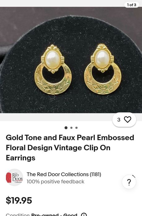 Сережки вінтаж Америка