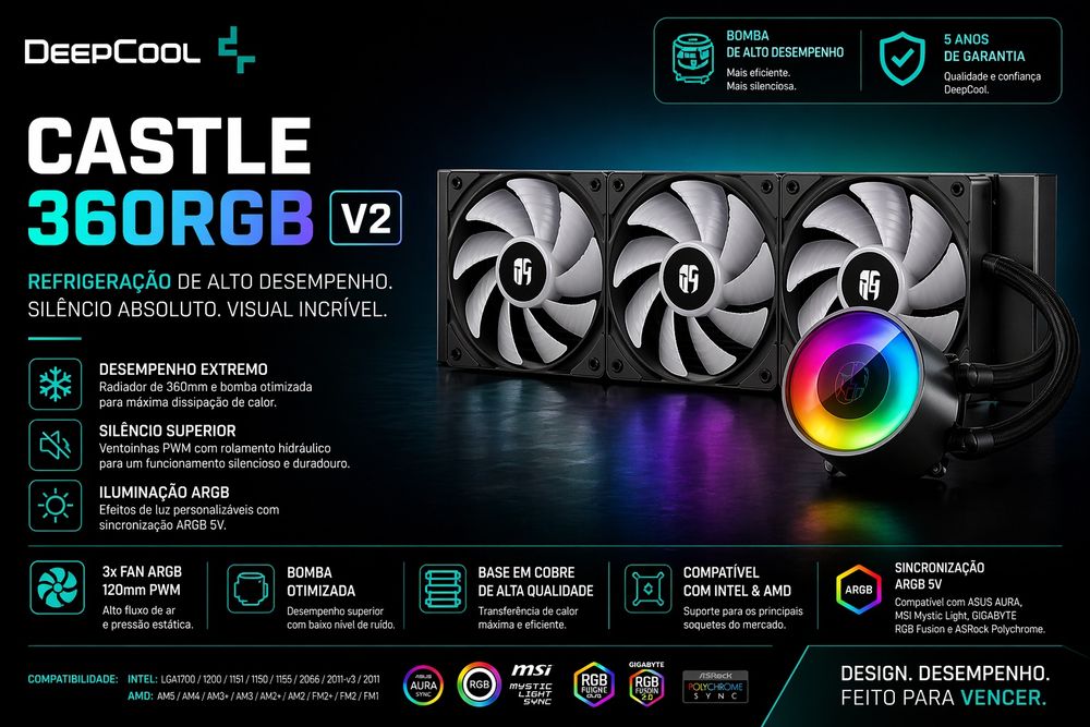 Cooler DeepCool Castle 360RGBV2