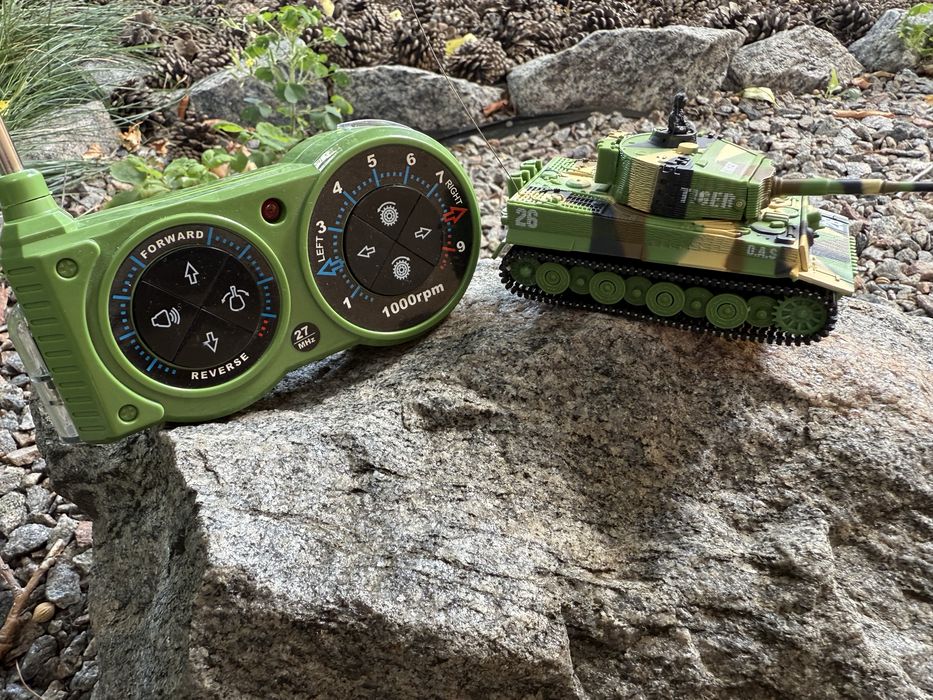 Танк мікро р/в 1:72 Tiger зі звуком (хакі зелений) , супер стан