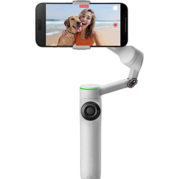Стабилизатор видеосъемки Insta360 Flow 2 Pro Creator Bundle Grey