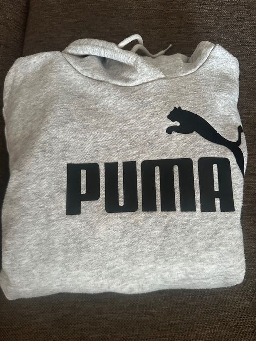 худі Puma світло-сіра