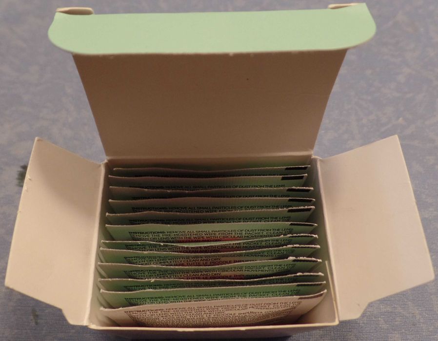 12 Toalhitas individuais para limpeza de ecrãs (856)