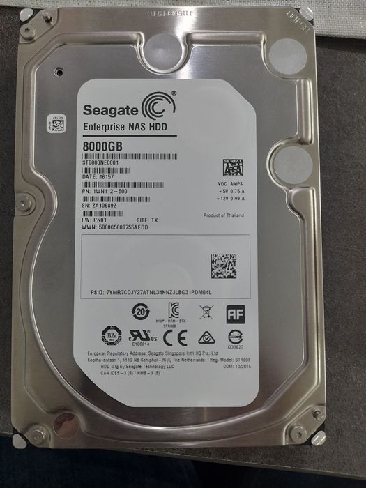 Dysk 8tb Seagate enterprise NAS HDD 8 tb