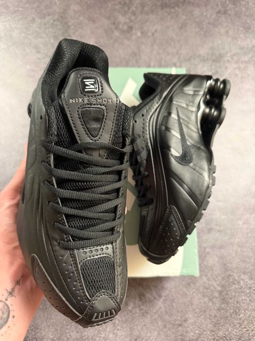 ‼️Кросівки Nike Shox R4 Triple Black