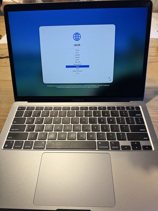Macbook Air M1 8GB ram, 256gb dysk. Bat 95%